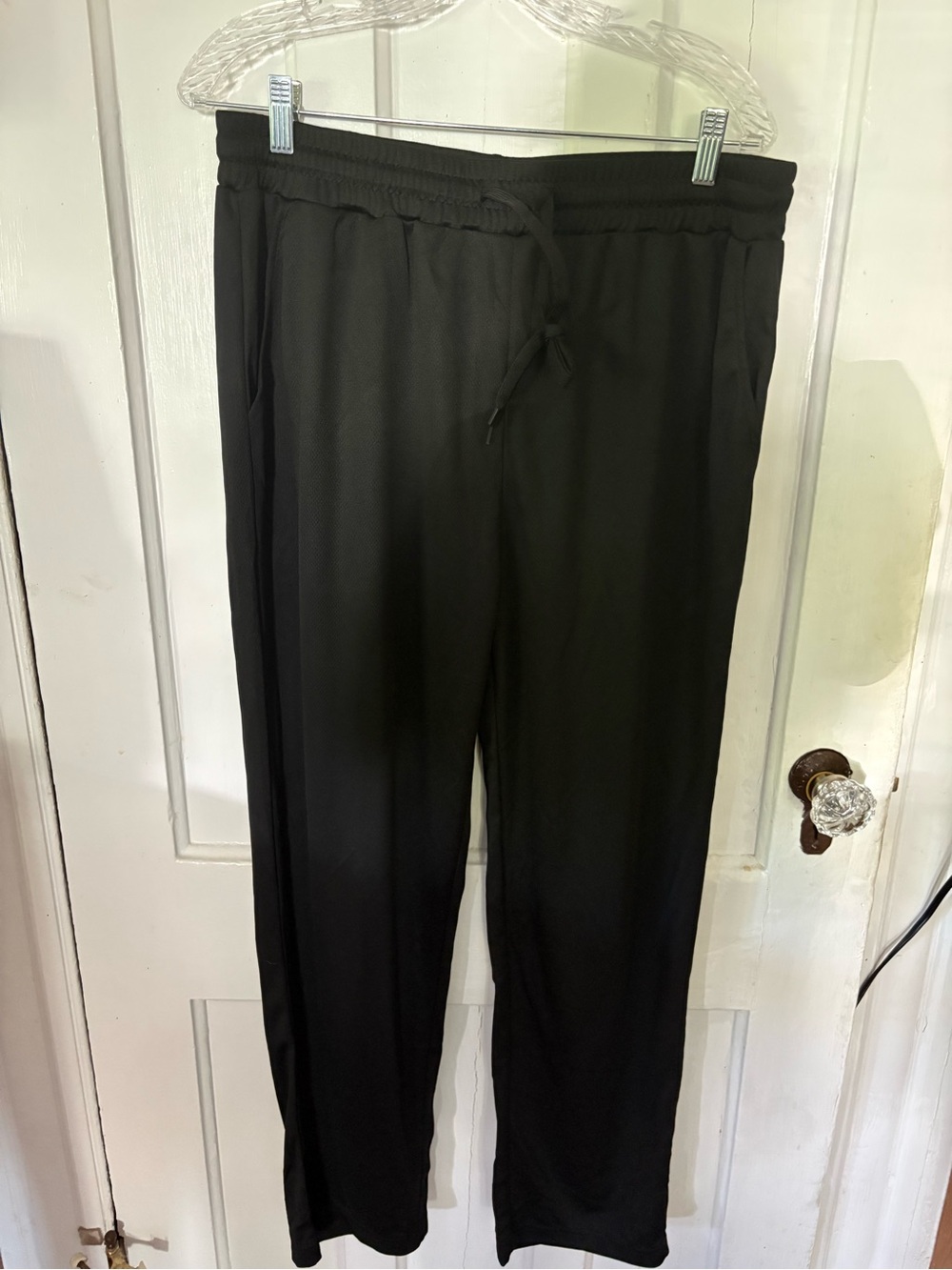 Men's Black Drawstring Pants